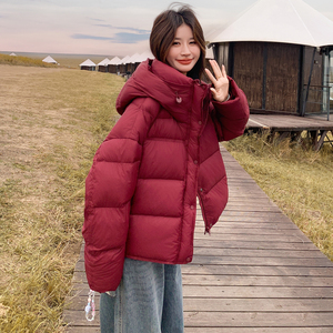 新款现货！韩版连帽90绒羽绒服浙宝180A/货号M07/P295/K438图片