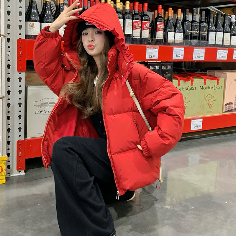 新款现货！短款甜美加厚保暖羽绒服浙宝180A/货号8888/p295控399，女装羽绒服，浙宝180A