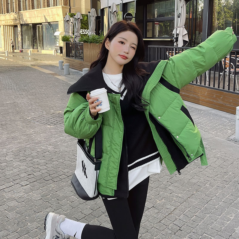 新款现货！2024冬季加厚休闲羽绒服259/货号1801/p270控368,女装羽绒服,浙宝180A