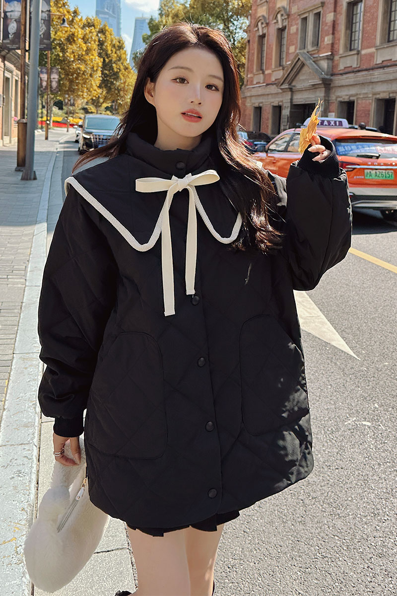 2022年新款韩版休闲海军领羽绒服178/1802/P220/K328,女装羽绒服,浙宝180A