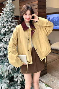 新款现货！90白鸭绒撞色翻领羽绒服浙宝180A/货号M039/P325/K488图片
