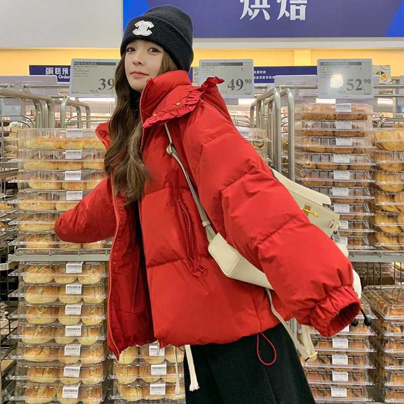 新款现货！短款甜美加厚保暖羽绒服浙宝180A/货号8888/p295控399,女装羽绒服,浙宝180A