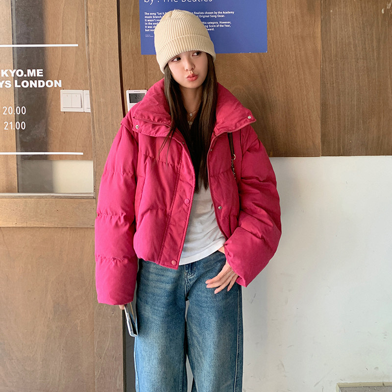 新款现货！2025冬季短款立领羽绒服浙宝180A/货号8868/p268控378,女装羽绒服,浙宝180A
