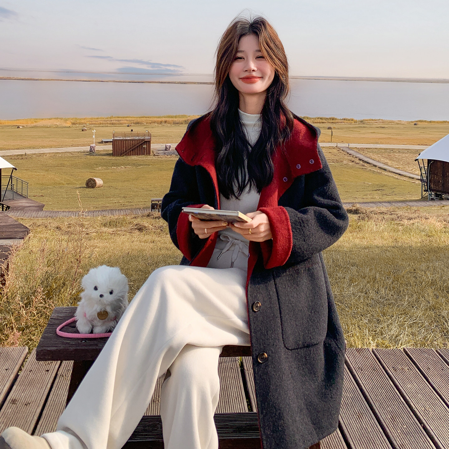 新款现货！冬季中长款羊毛呢子大衣浙宝180A/货号M05/P265/K368，女装毛呢外套，浙宝180A