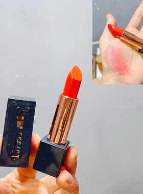 阳光少女色！韩国p/o/n/y轻奢珠光哑光雾面口红唇膏 暖橘调