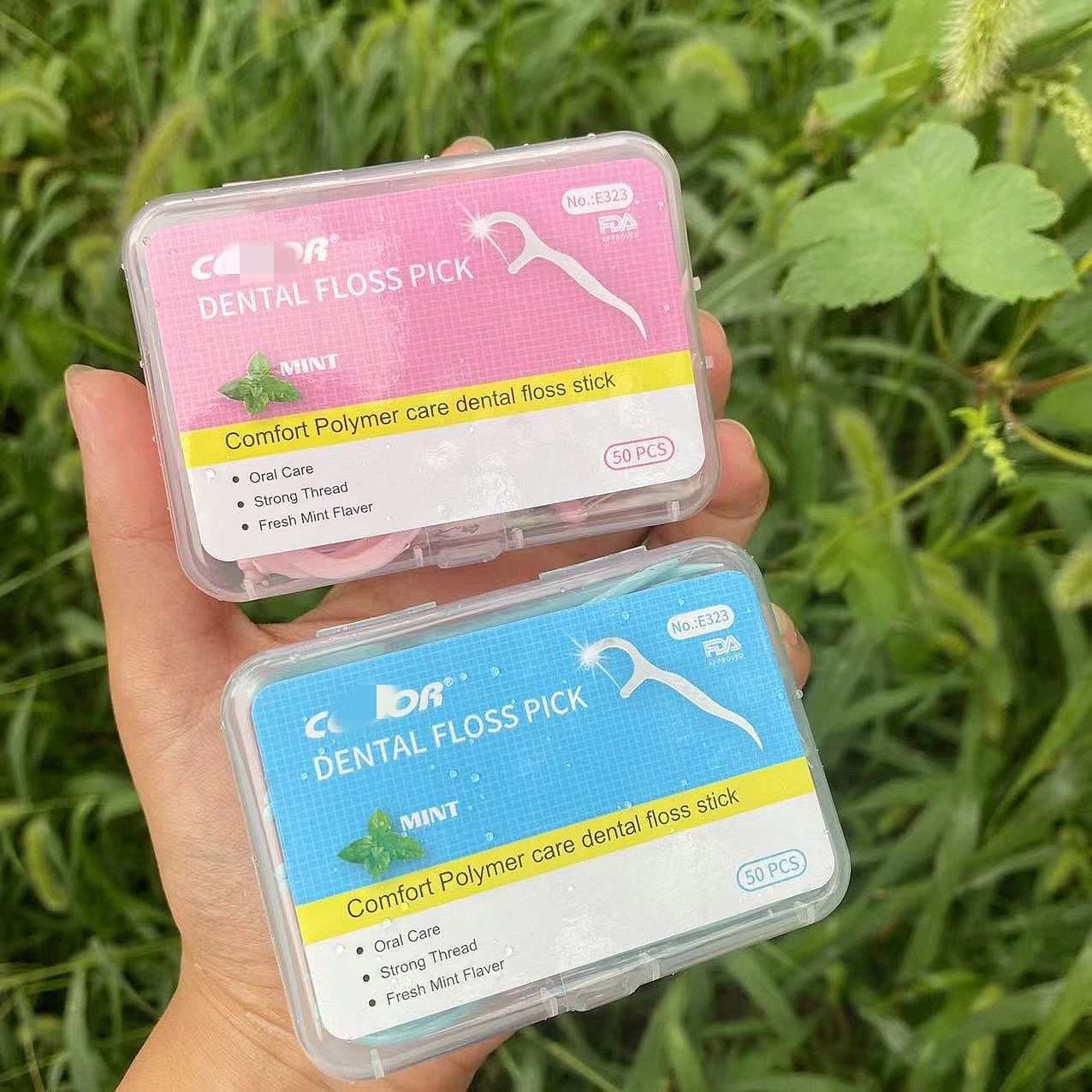 跨境出口级牙线家庭装50支