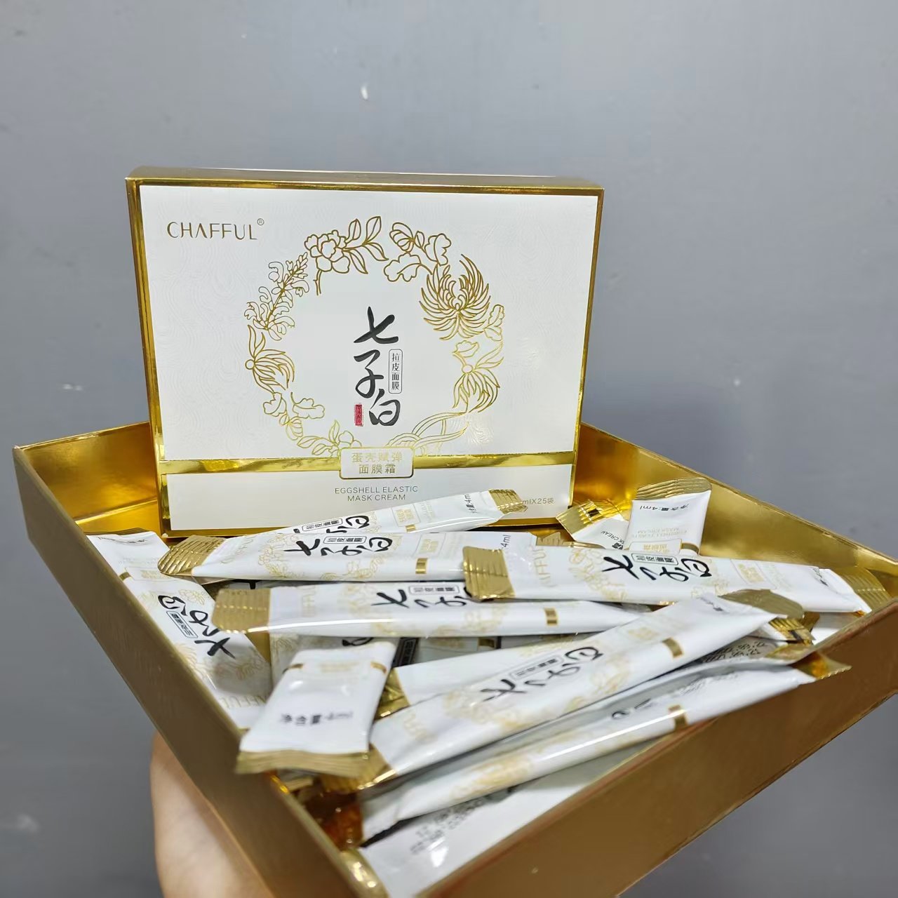 口碑贼好！院柜198~七子白蛋壳面膜25袋一盒 去黄提亮嫩肤,彩妆/香水/美妆工具,修眉刀,淘宝优惠券,粉丝福利购,淘宝优惠卷