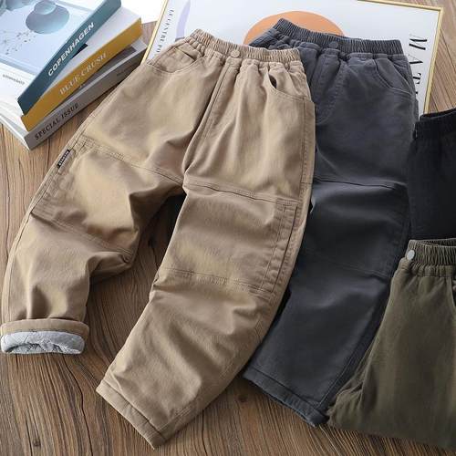 三层保暖长裤棉冬棉裤加厚夹棉潮