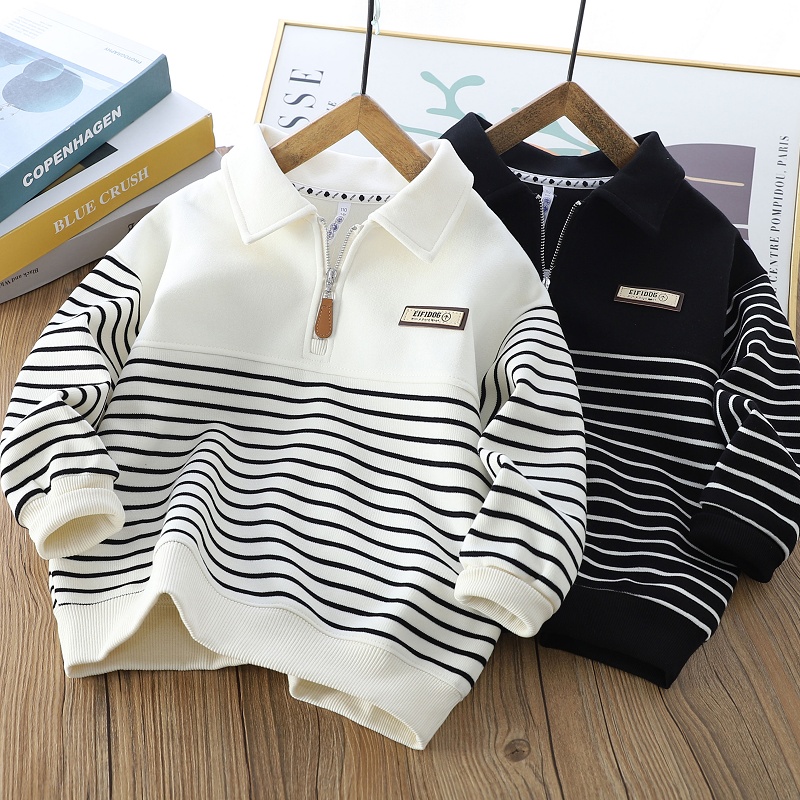 拉链翻领卫衣百搭休闲春秋洋气潮