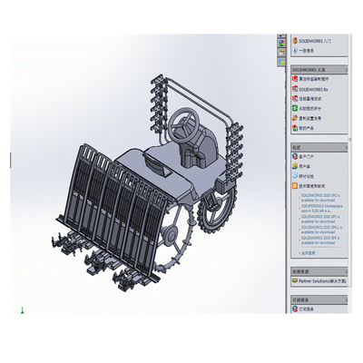 水稻插秧施肥机设计-含Solidworks三维图+11张CAD图+设计说明书