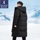 男情侣宽松中长款 啄木鸟极寒羽绒服冬季 新款 过膝加厚保暖百搭外套