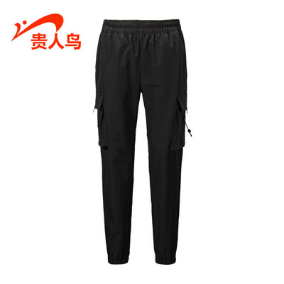 贵人鸟女裤速干透气休闲长裤冬新款梭织工装运动裤