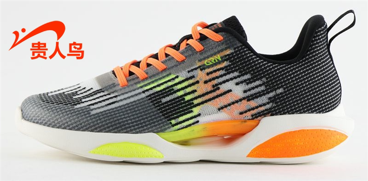 贵人鸟男鞋2022夏季新款网布透气轻便减震休闲运动鞋弹力P22G19
