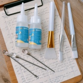 刷子火漆搅拌棒 戳针 麻绳 酒精胶胶水 手工工具合集