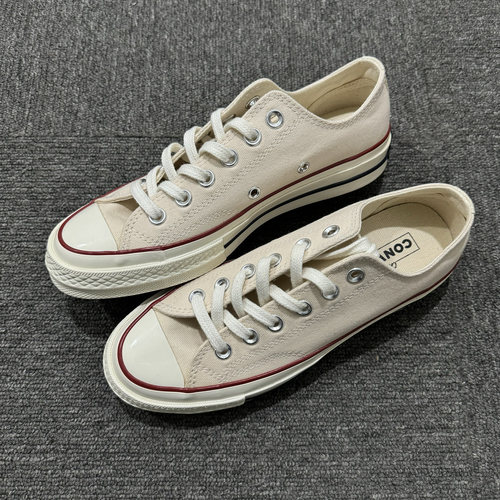 匡威converse 1970s米白色低帮帆布鞋男女休闲运动帆布鞋162062C