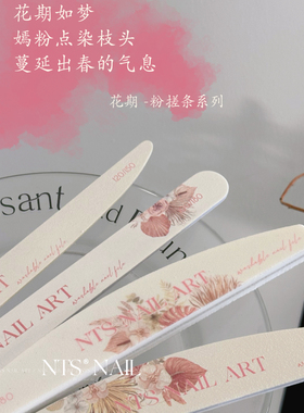 NTS.nail「花期×粉搓条系列」可水洗耐磨美甲打磨修型本甲搓条