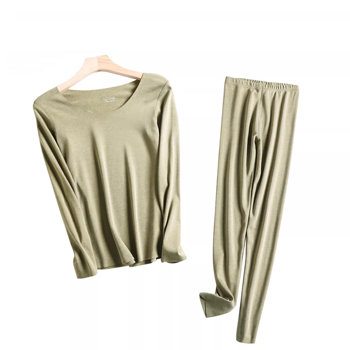 女士保暖内衣无痕圆领莫代尔棉发热秋衣秋裤新款单衣单裤中厚,女士内衣/男士内衣/家居服,保暖套装,淘宝优惠券,粉丝福利购,淘宝优惠卷