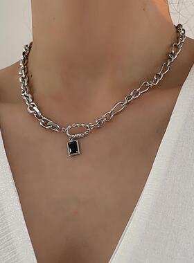 钛钢锁骨链ins冷淡风项链