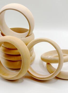 禾木木环原木色木头手镯