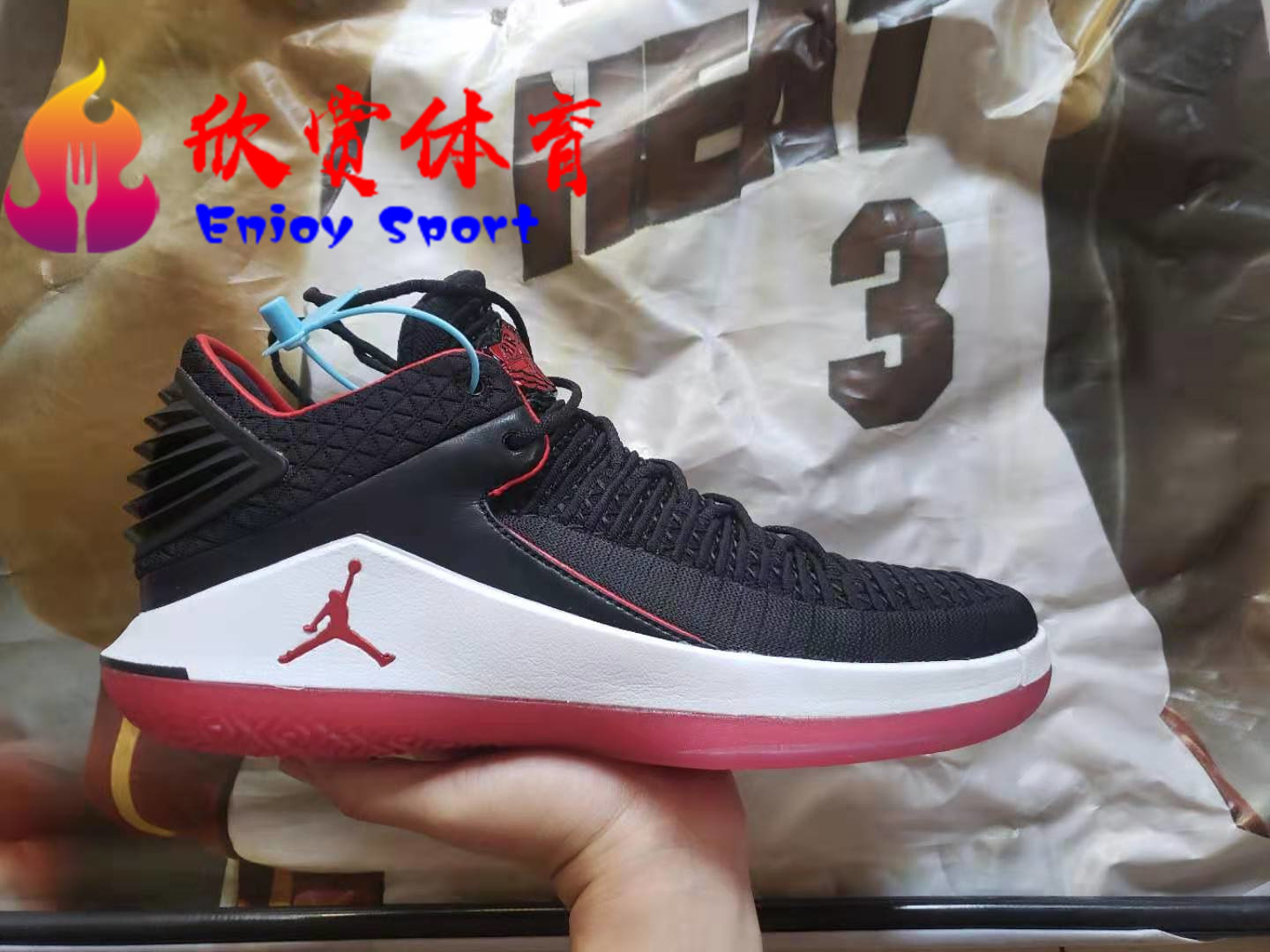 AIR JORDAN XXXII LOW PF AJ32低帮禁穿黑红 AA1256-001-封面