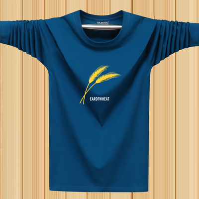 长袖休闲青年宽松纯棉