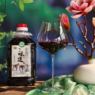 通化集安味道原汁葡萄酒5斤桶装10℃甜型山葡萄酒农家自酿红酒