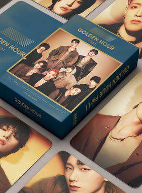 现货55张ATEEZ小卡崔钟浩崔伞金弘中应援卡片 GOLDEN HOUR周边ins