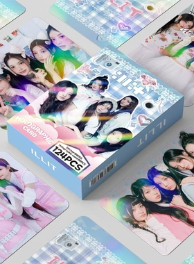 Z 92张卡ILLI新专TNOT CUTE ANYMORE明星写真照片卡贴纸LOMO卡30