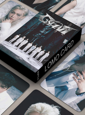 现货55张SK日专GIANT卡片Felix Hyunjin韩流卡片 KPOP自制小卡