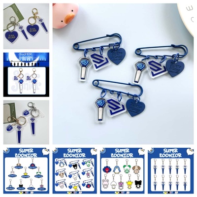 superjunior20周年别针钥匙扣sj