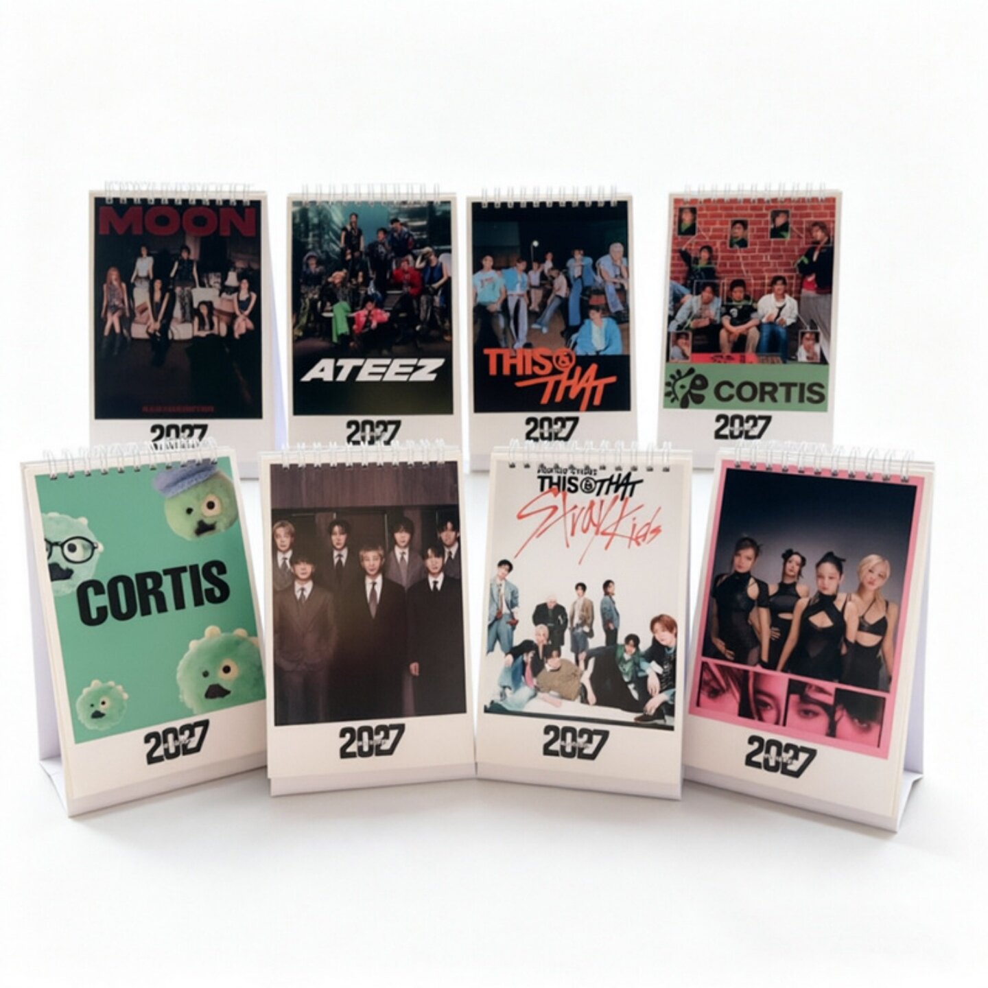 2027年明星写真台历桌面日历收藏礼品动漫卡通风多款可选cortis