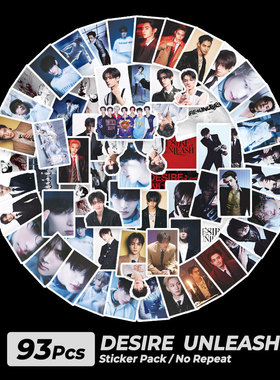 现货93张E团DESIRE UNLEASH贴纸 6th迷你专辑海报装饰DIYKpop贴画