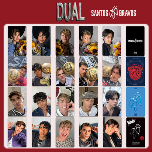 SANTOS BRAVOS周边小卡 STBV专辑DUAL KPOP NARA特典卡线下自制照