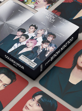 现货 55pcs ATEEZ Golden Hour part.2系列海报照片小卡 自制ins