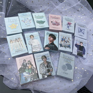 韩团ITZY洪知秀 尹净汉 鲸妹 THE8崔胜澈 RIIZE镭射Lomo小卡片INS