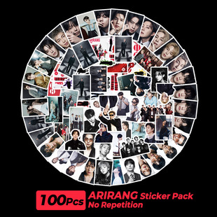 现货100张fd少年团贴纸ARIRANG专辑周边Kpop男团DIY装饰贴画饰品