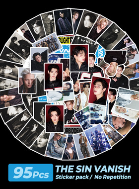 KPOP E团贴纸 2026新款7th Mini Album THE SIN VANISH同款贴95张