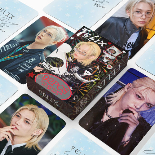 现货92张小卡STR周边FELIX写真照片自印卡迷你贴纸李龙馥LOMo照片