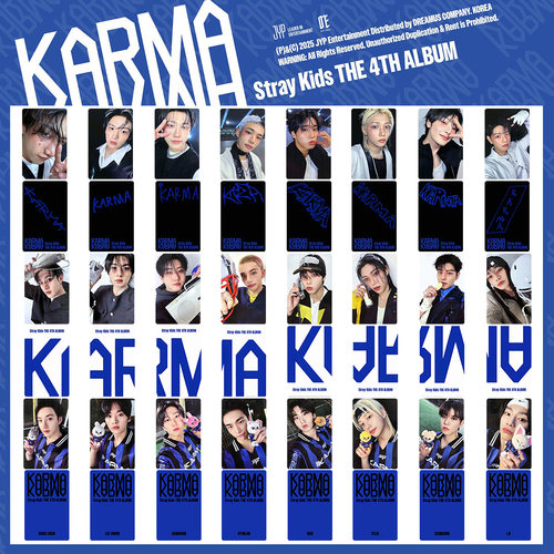 STRAYKIDS回归KARMA周边小卡
