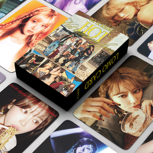 现货55张LE 炽HOT小卡许允真宮脇咲良金采源中村一叶周边自印lomo