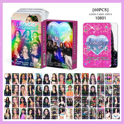 Z60张爱心膜LOMO闪卡明星照片