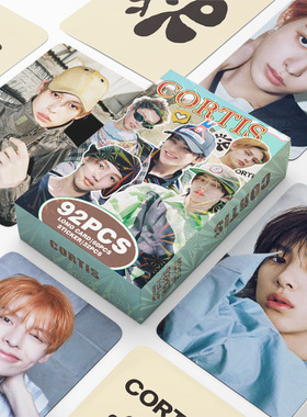 新92张小卡韩流CORTIS周边照片卡明星迷你贴纸LOMO贺卡爱豆校园