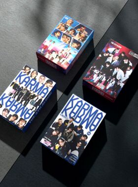 现货55张StrayKids正规专KARMA自印卡明星周边黄铉辰周边收藏lomo