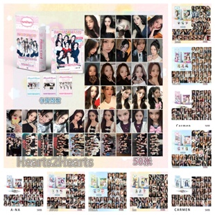 H2H镭射Hearts2Hearts周边同款自印小卡片拍立得LOMO单人明信片