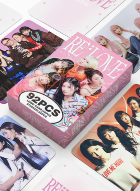 92张明星小卡APINK新专RELOVE周边贺卡迷你贴纸LOMO照片礼物校园