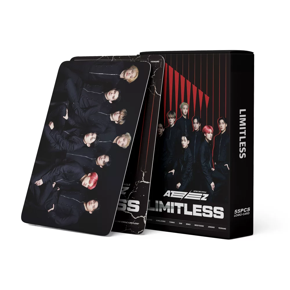 Корейский стрим ATeez Япония второй сингл Безграничный Возвращение к карточке альбома 55 LOMO Card