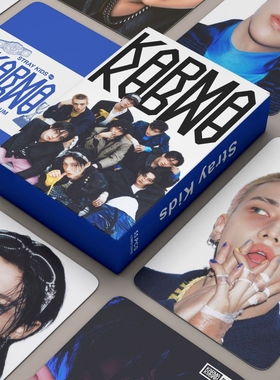 现货55张镭射小卡 Stray Kids自印KARMA 4th Lomo收藏卡ins照片SK