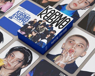 4th Kids自印KARMA Lomo收藏卡ins照片SK Stray 现货55张镭射小卡