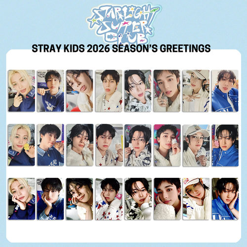 StrayKids2026台历小卡片特典