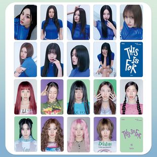 TWICE照片卡 兔瓦斯新专辑THIS IS FOR林娜琏周子瑜周边小卡自印